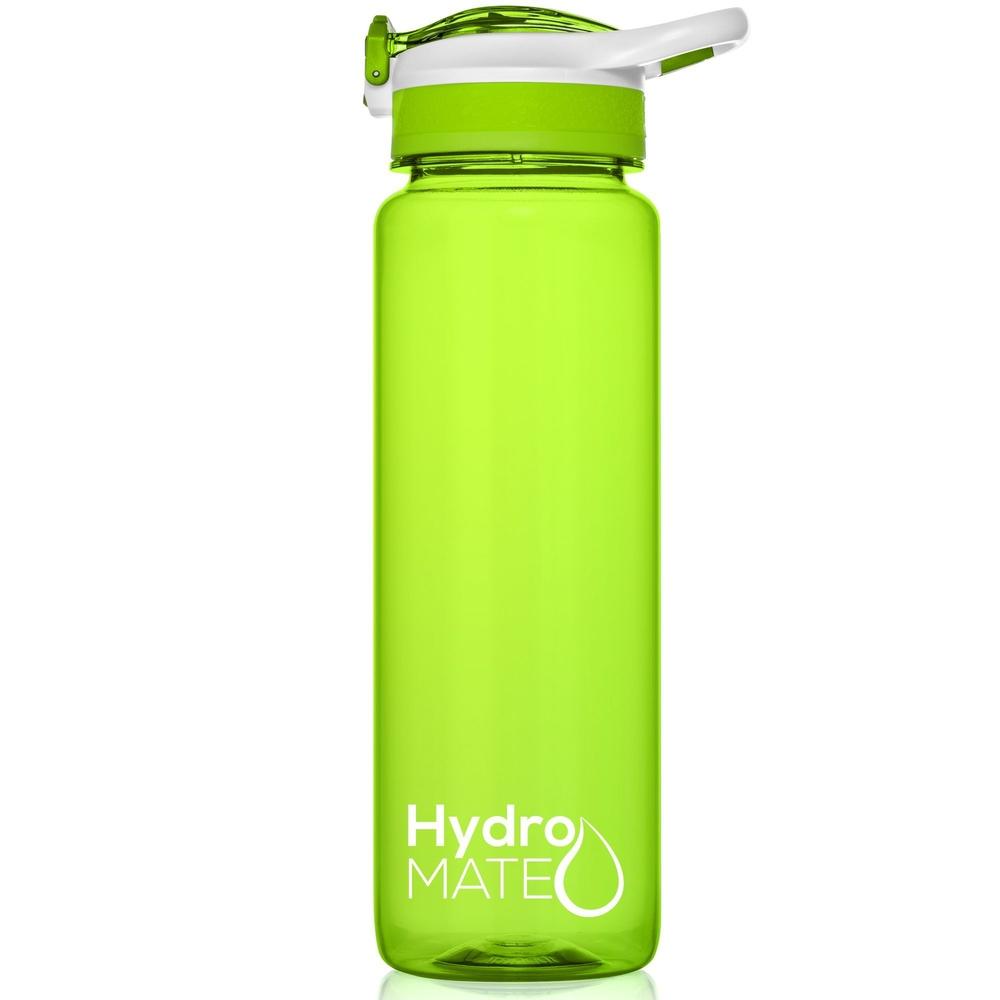 HydroMATE Liter Motivational Water Bottle Straw BPA-Free 32oz Red