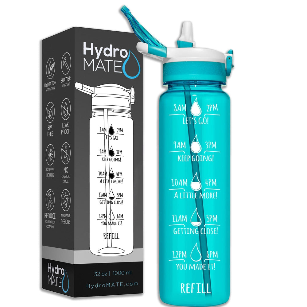 32 oz Water Bottles with Times to Drink and Straw, Motivational Water  Bottle with Time Marker, Leakp…See more 32 oz Water Bottles with Times to  Drink