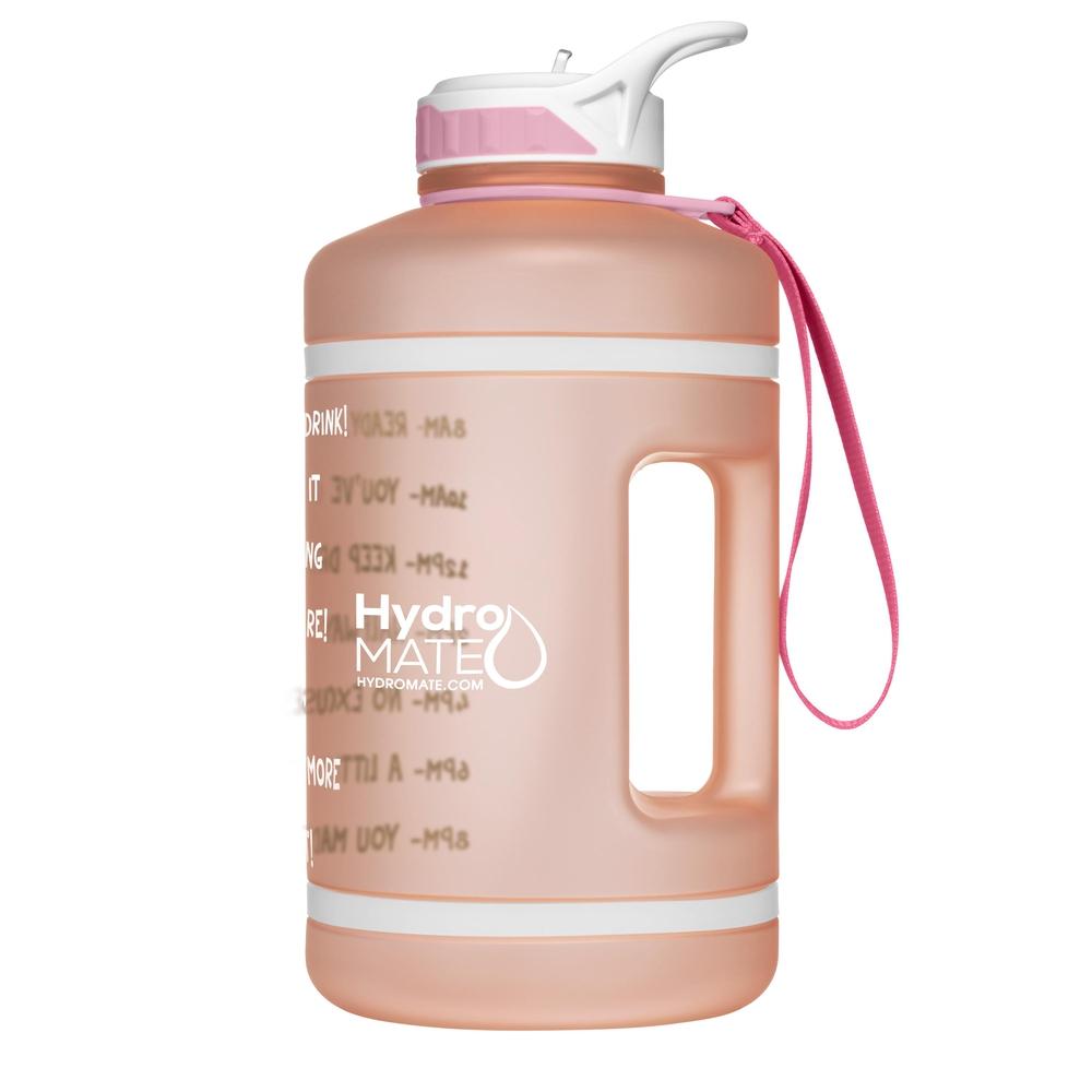 32 oz Water Bottle Bundle With Insulated Sleeve (Rose Gold Flower) -  HydroMate