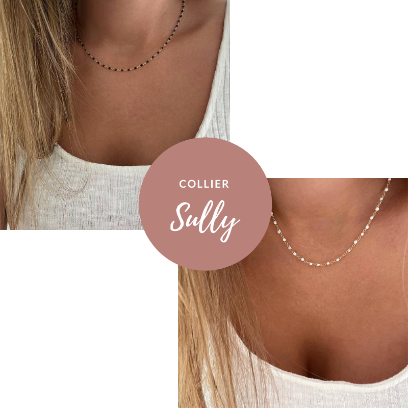 Collier "Sully" plaqué or