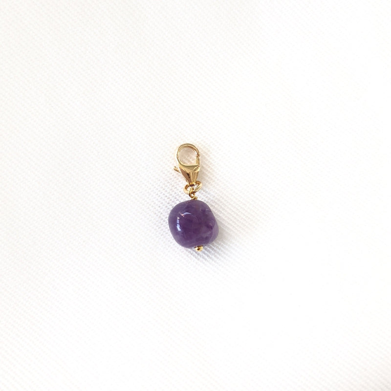 Amethyst charm pendant