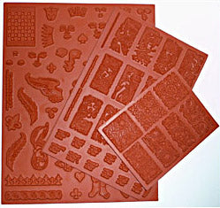 Unmounted Rubber Stamp Set Animal Domino #Anim-126