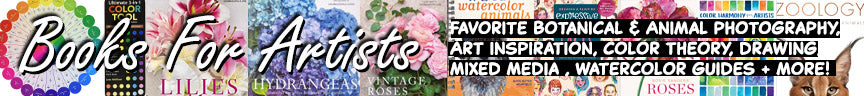 recommended books for artists photo references animal flowers watercolor painting drawing instruction guides