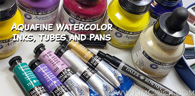 Daler-Rowney Aquafine Watercolour Inks and Sets