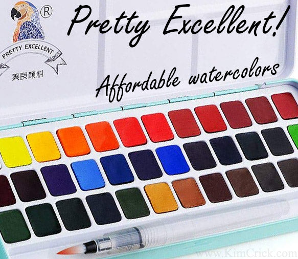 Pretty Excellent MeiLiang Watercolor Review - Best affordable paint se