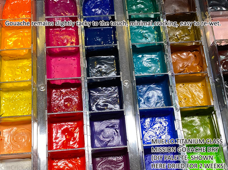 gouache paint palette 53 colors - online shop Bebe Concept
