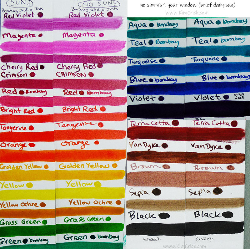 New Dr. Ph. Martin's Radiant Watercolors- Swatching and Playtime