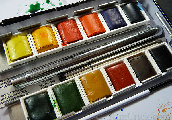 12Color Metallic Watercolor Paint Set Gold Paint Watercolors