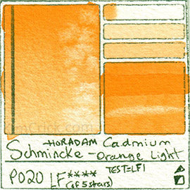 Schmincke Horadam Watercolor Review Color Chart, Lightfast Test + Supe