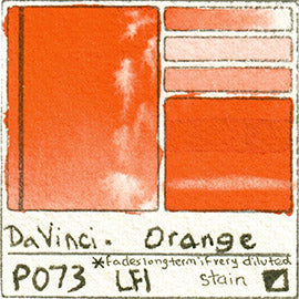 Da Vinci Orange Artist Gouache Paint - 37mL