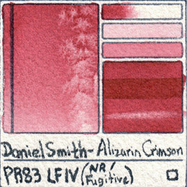 Alizarin Crimson vs Permanent Alizarin Crimson: What's the Difference?  Lightfast Test Results! 