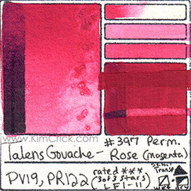 Royal Talens Talens Gouache Paint: Permanent Rose, 20ml Tube