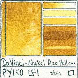 PY150 Mission Gold Watercolor Green Gold Art Pigment Database