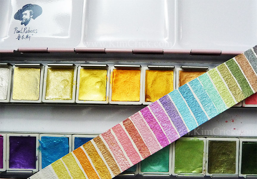 Watercolor and sparkle - Arteza review