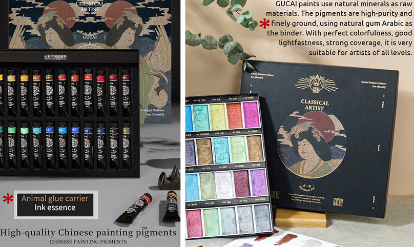 AOOKMIYA Paul Rubens BOX Watercolor Paint Sets Art Academy Gouache Pig