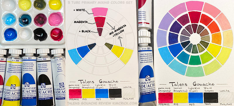 Royal Talens opaque watercolours gouache tin review – Beret Nice