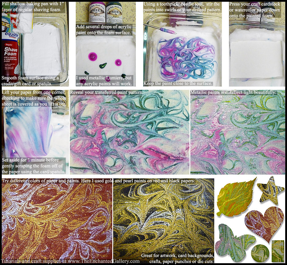 How To Marble Paper With Acrylic Paint. 