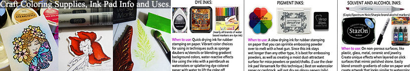 TUTORIAL-Coloring-supplies-craft-ink-pads-alcohol-inks-dye-pigment-information