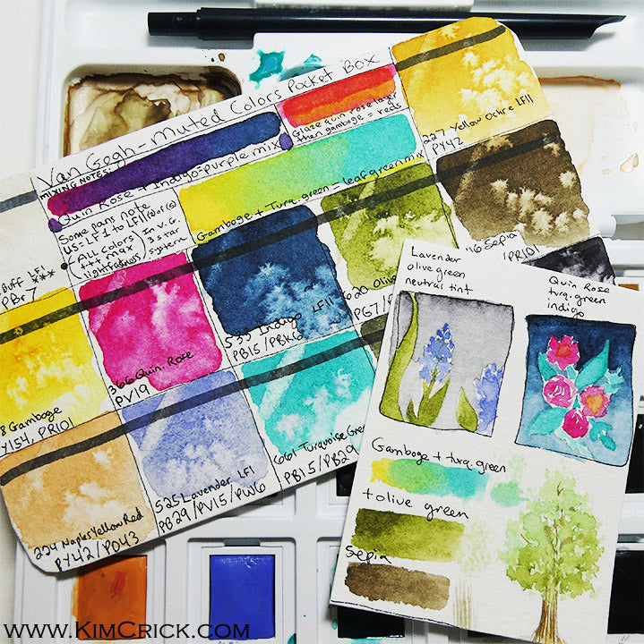 Van Gogh Watercolor Set: 48 pan Metal Box