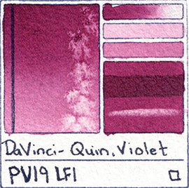 pv19 da vinci watercolor quin violet pigment database art paint swatch