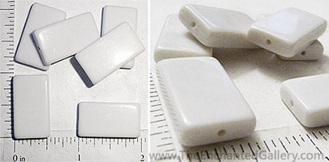 flat rectangle beads