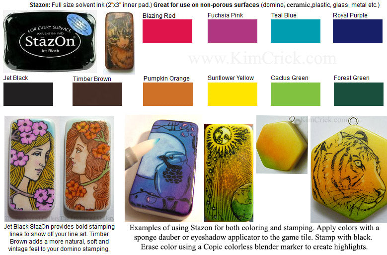 Stazon Ink Color Chart