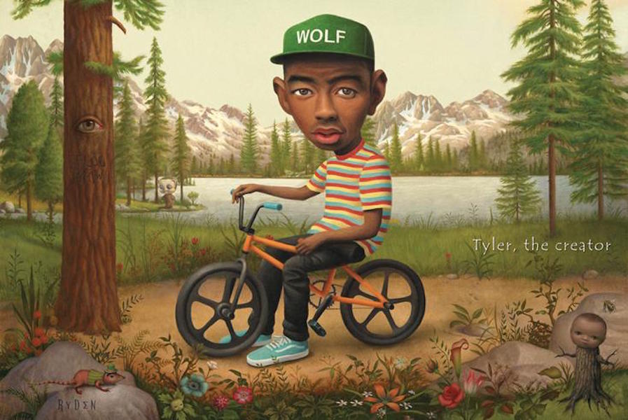 tyler the creator wolf sticker