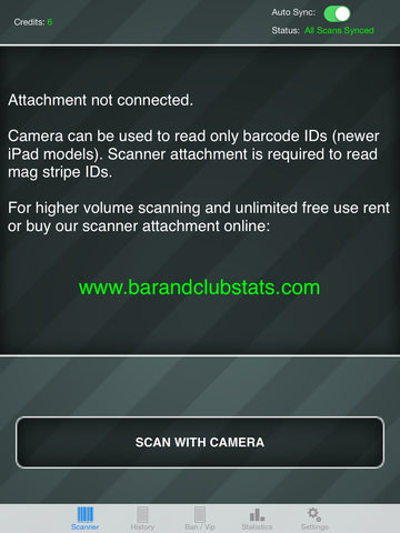 iPad ID Scanner