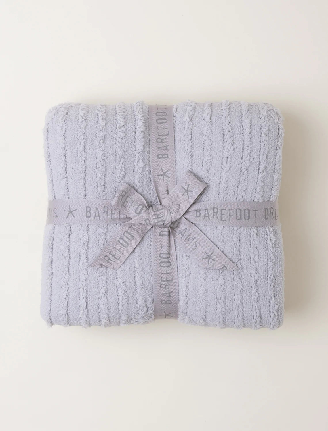 Barefoot Dreams CC Angular Ribbed Blanket-Oyster