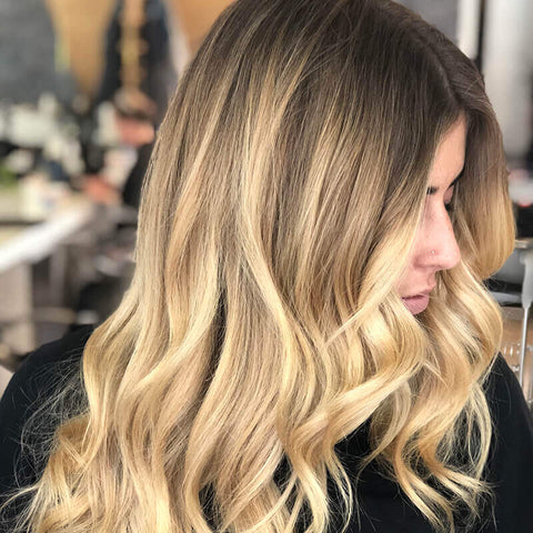 balayage blonde hair