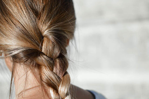 balayage hair braid