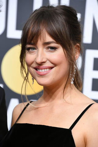 Dakota Johnson curtain fringe