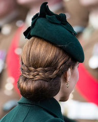 Kate Middleton with low bun updo