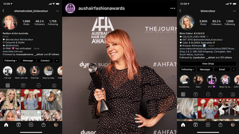 Sheree Knoble instagram influencer award 