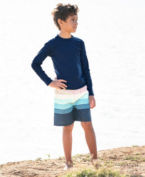 Navy Long Sleeve Rash Guard