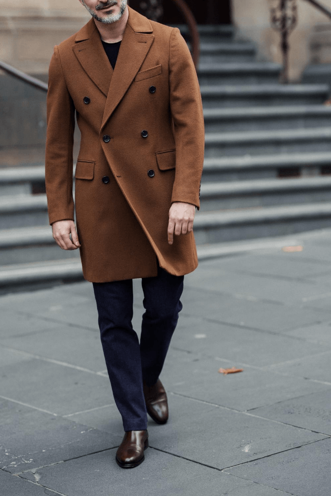 Enzo Coat - Gold Tan - Godwin Charli