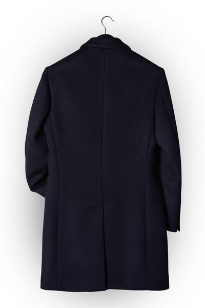 Maxwell Coat - Navy Wool 465 - Godwin Charli