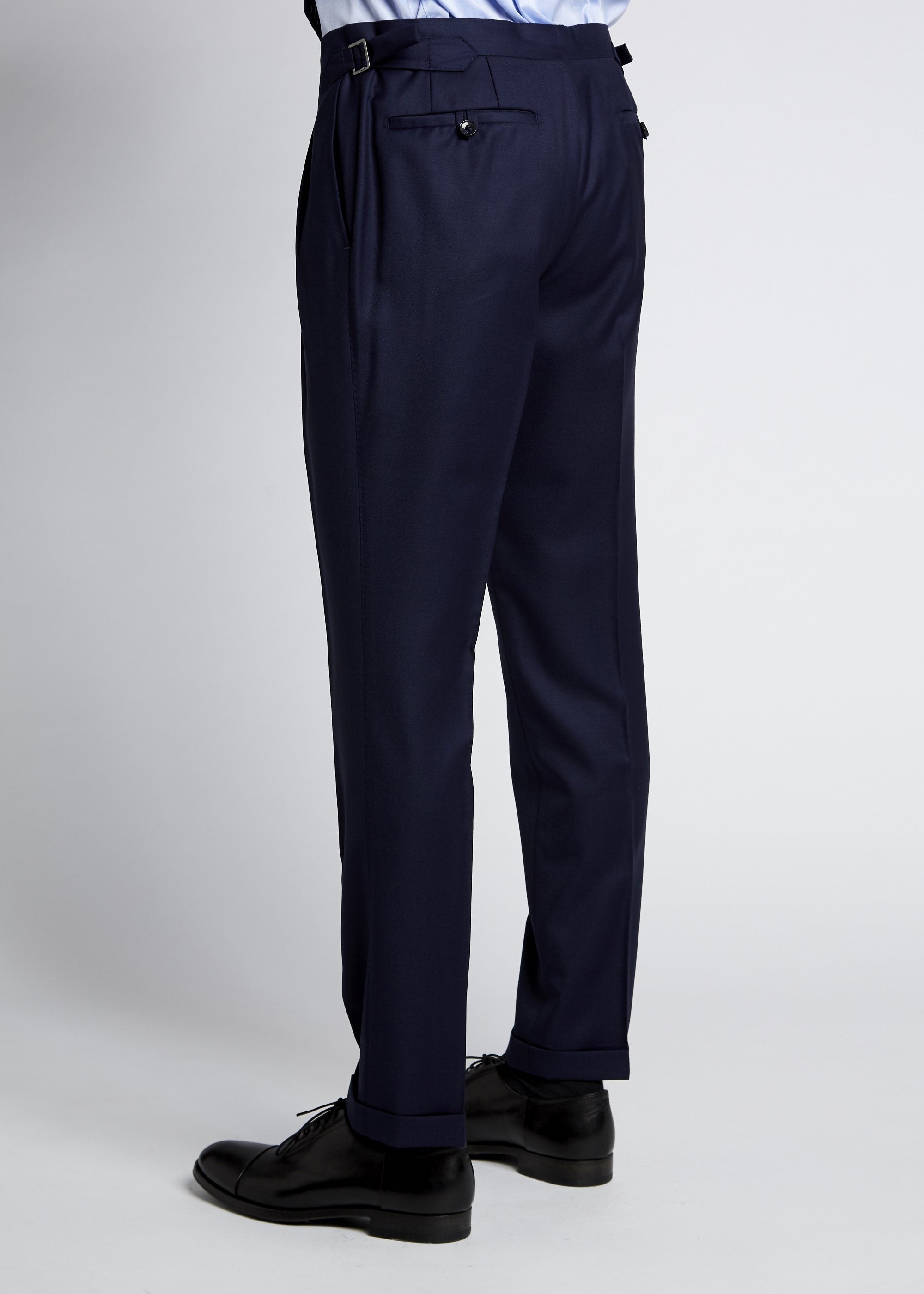 Naples Trouser - Navy - Godwin Charli