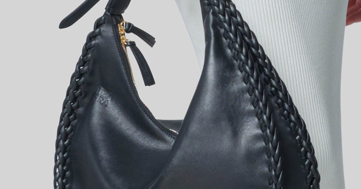 Altuzarra Braid Leather Crossbody Hobo Bag