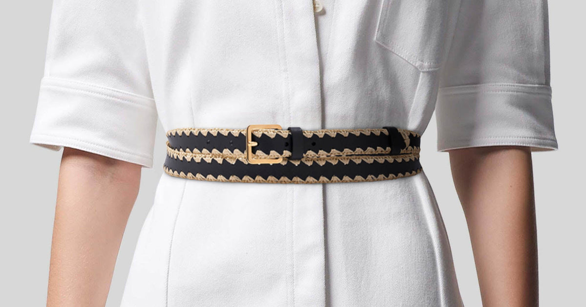 'Double' Raffia Belt | ALTUZARRA® Official Website