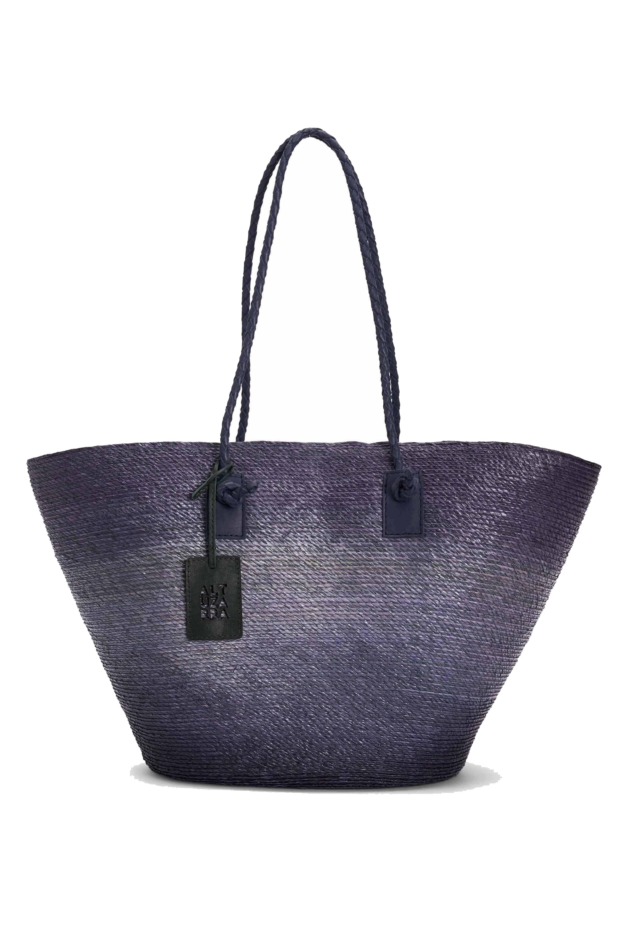 Suede Leather Tote Bag for Woman / Anthracite Leather Shoulder 