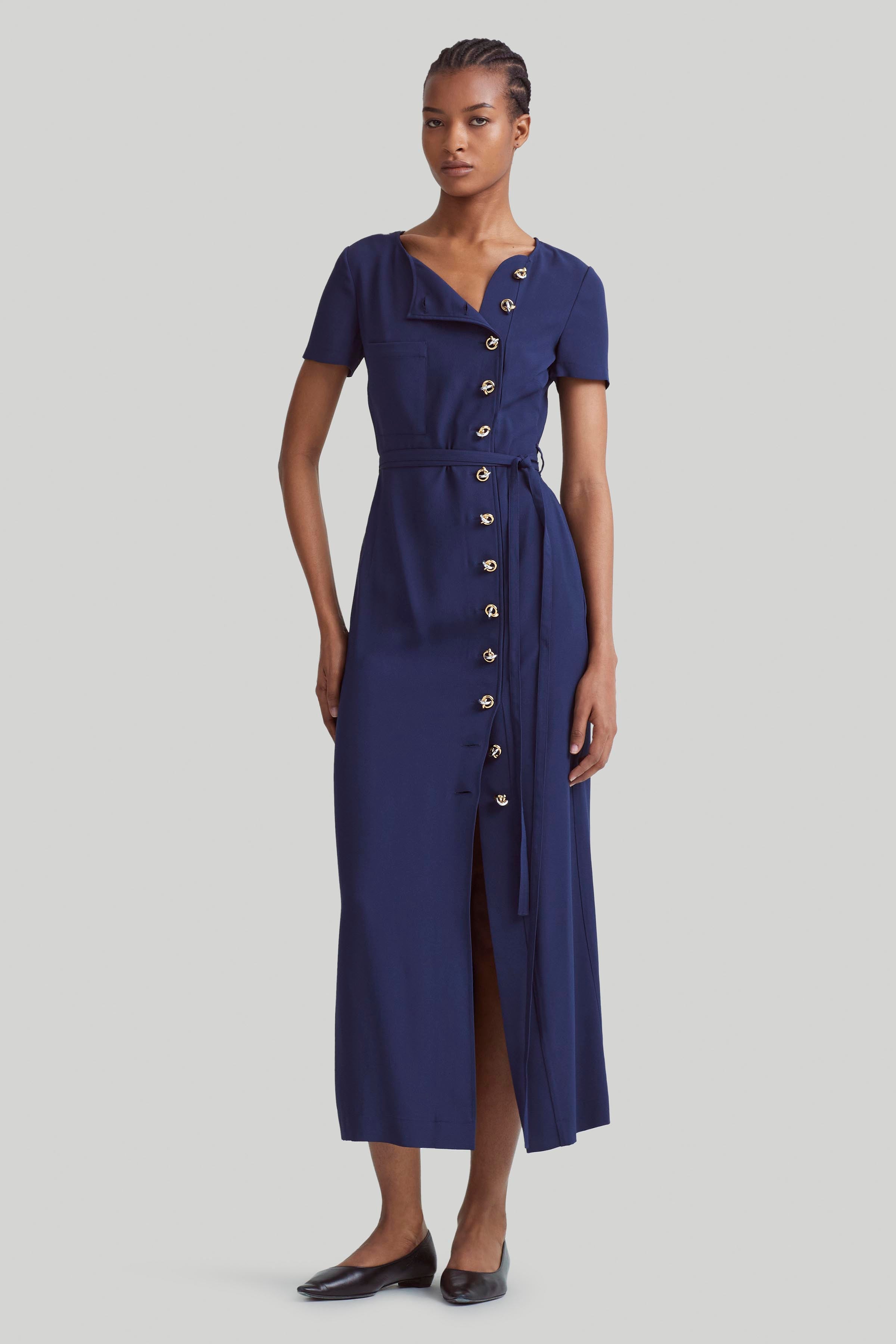 Altuzarra 'rosa' Dress In Blue