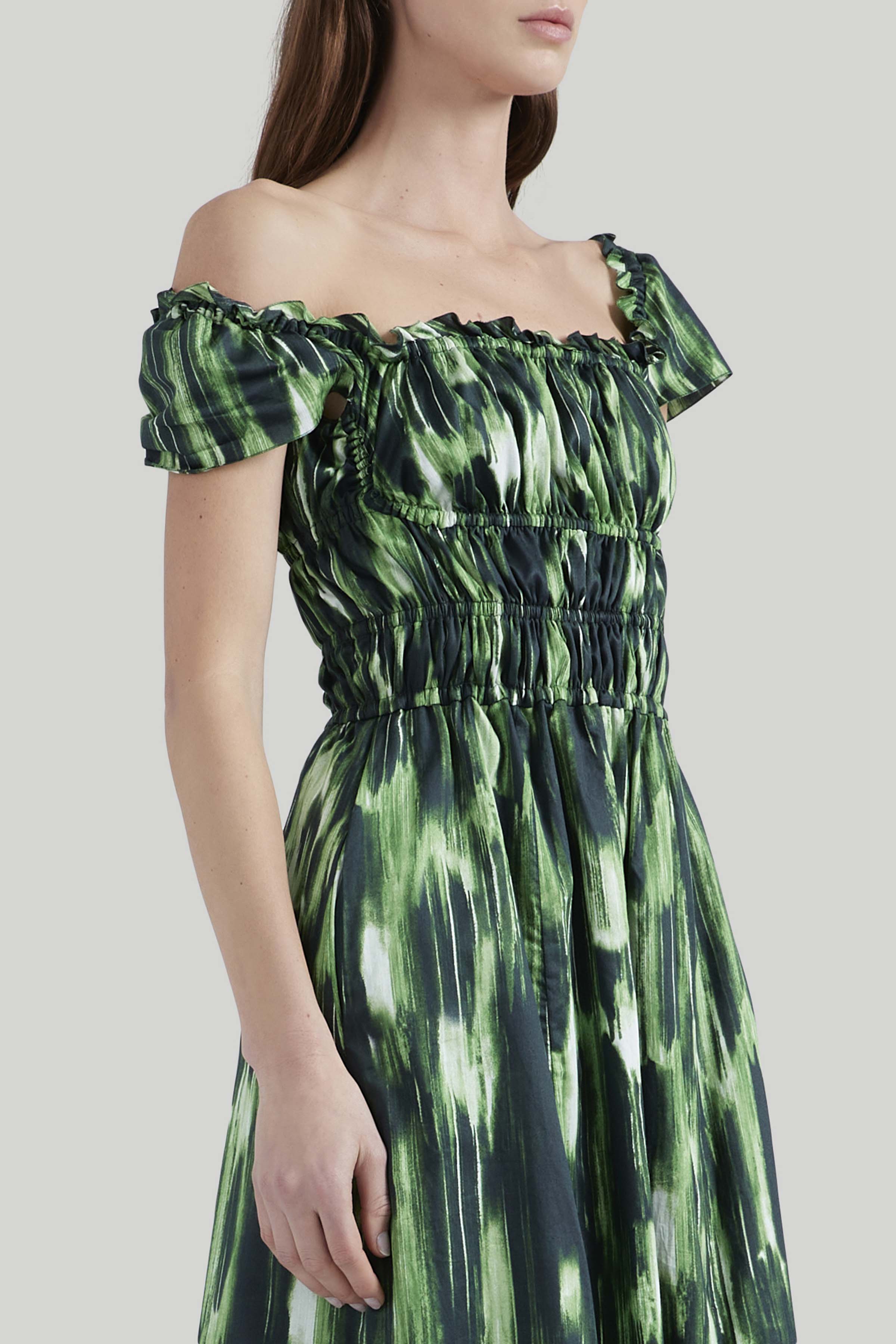 Shop Altuzarra 'lily' Dress In Verdelite