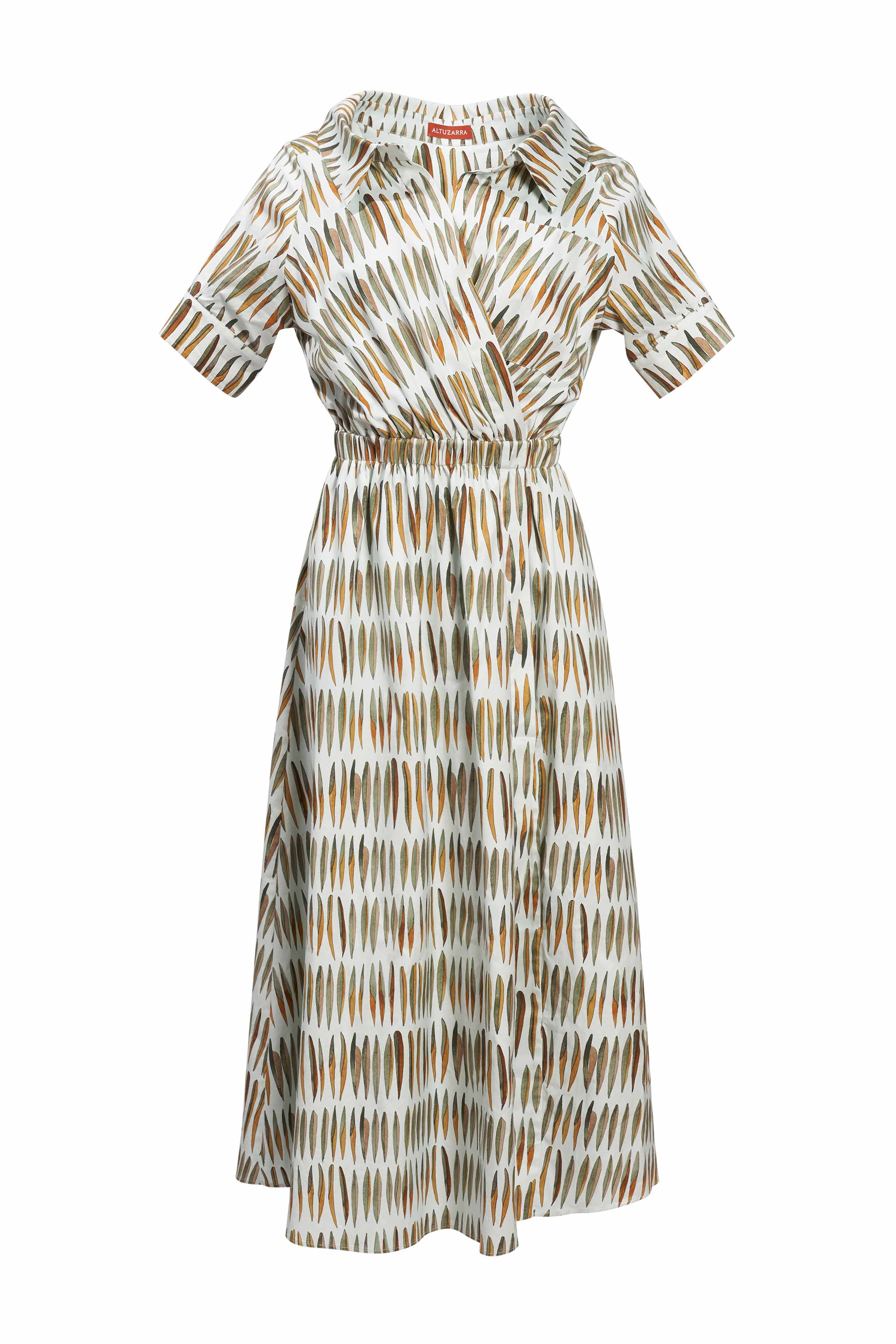 Shop Altuzarra 'lydia' Dress In Murmur Brushed Leaves