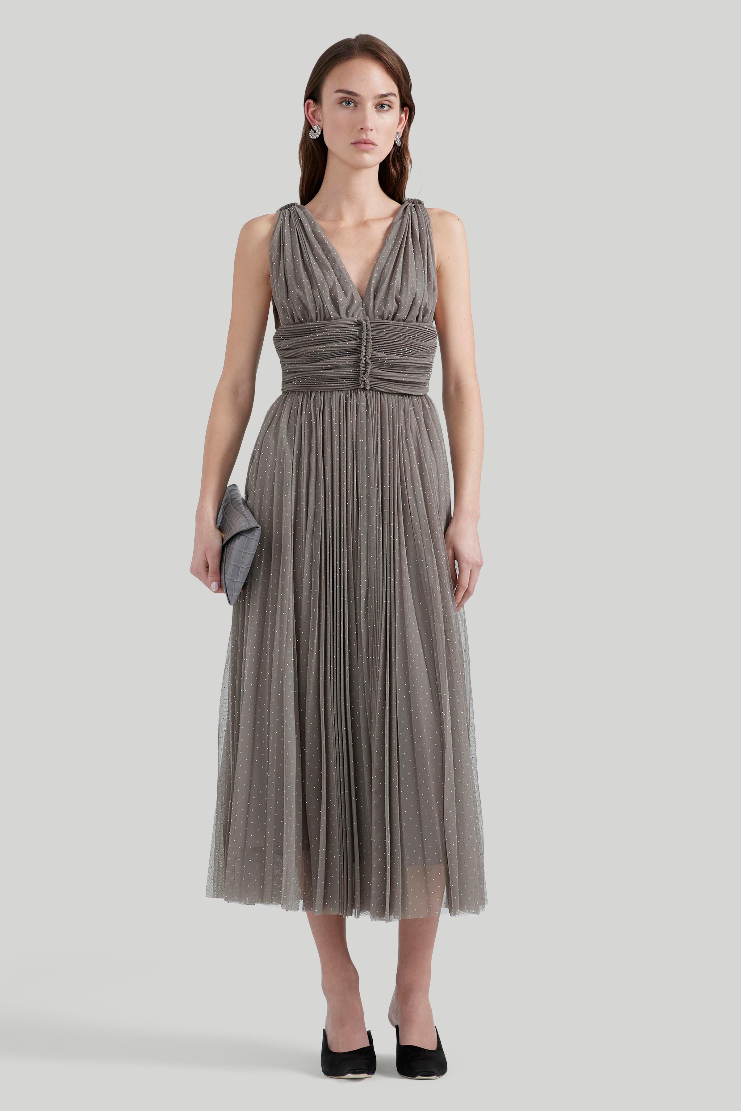 Shop Altuzarra 'lola' Dress In Truffle