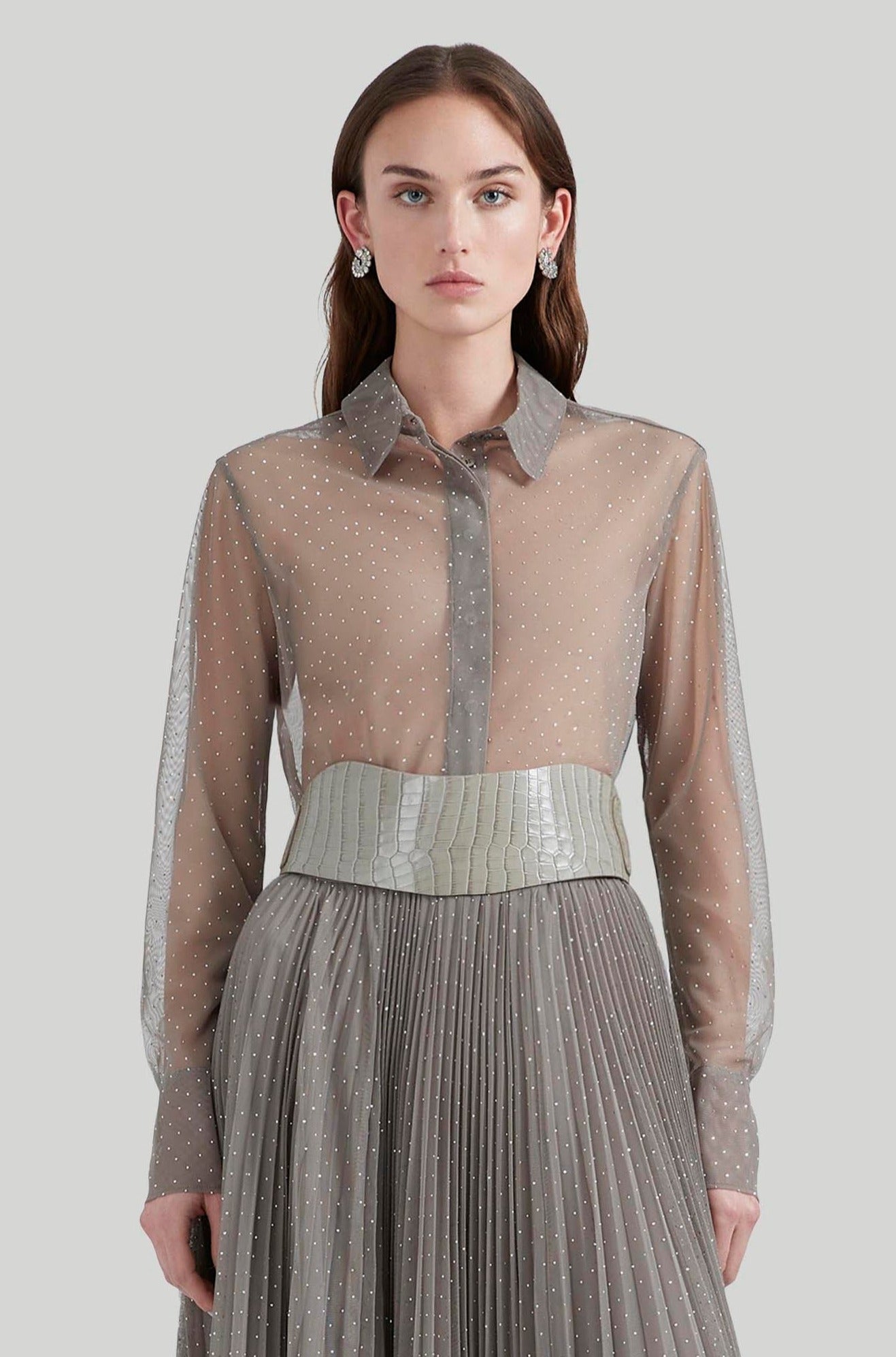 Shop Altuzarra 'chika' Top In Truffle