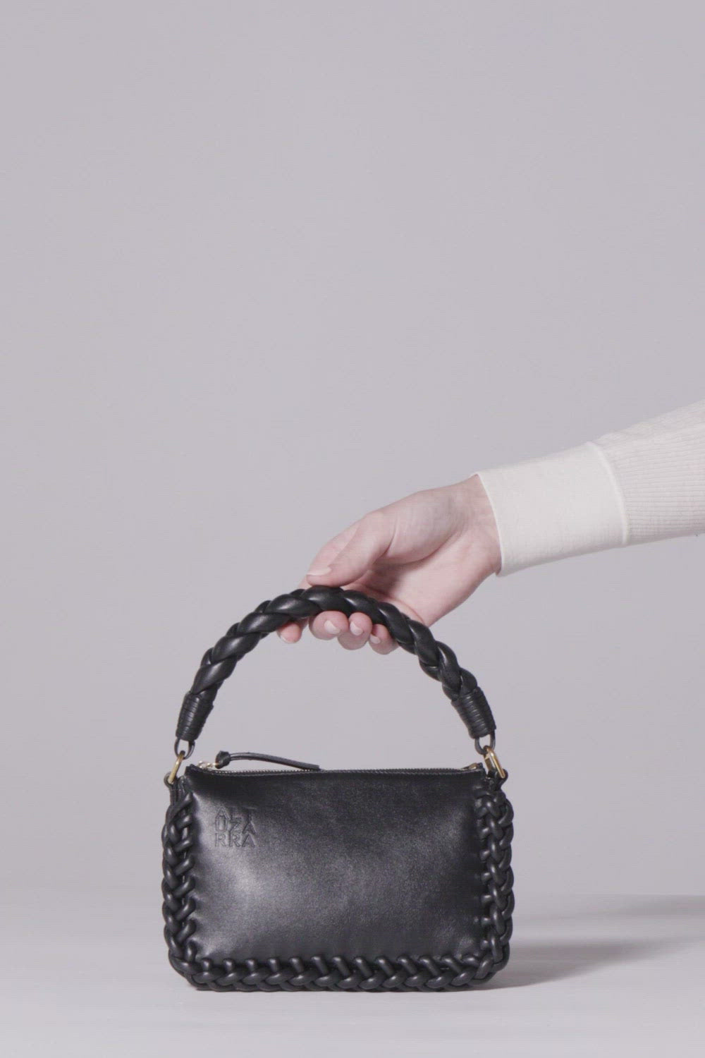 Black Scarf-Wrapped Top Handle Bag | CHARLES & KEITH