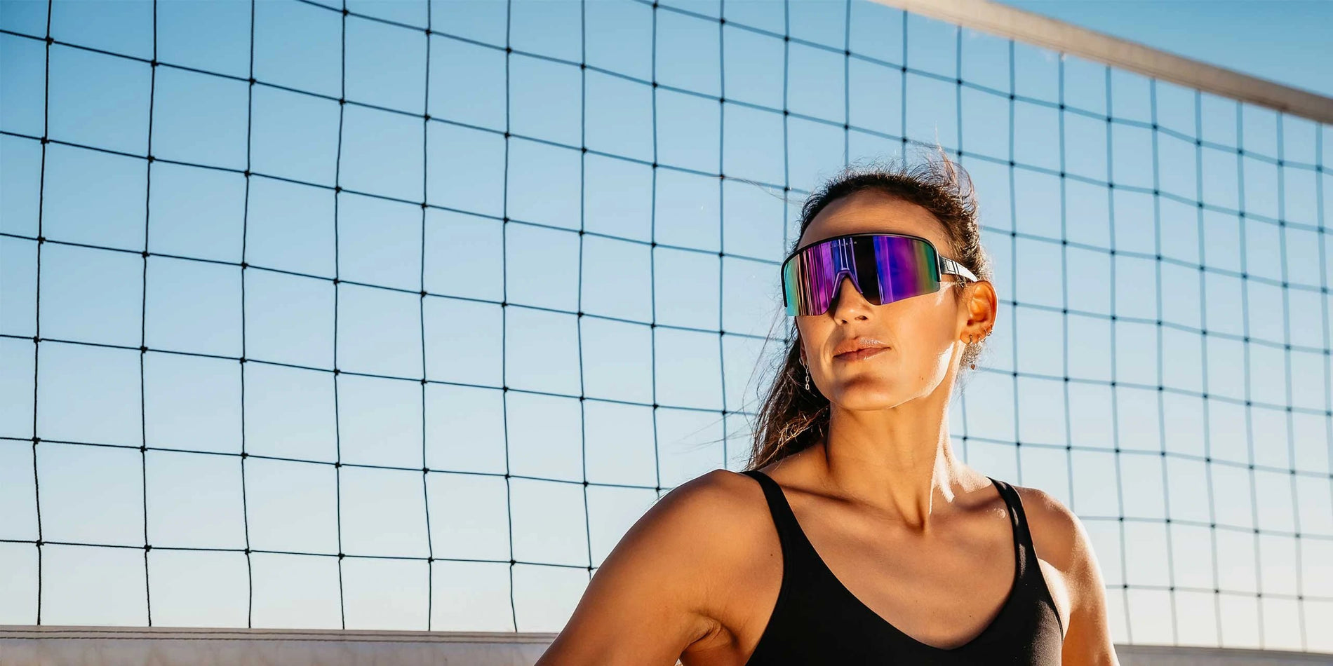 Beach volleyball sunglasses