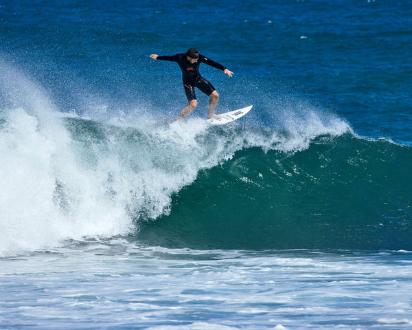 Blenders Entourage athlete Nathan Florence shreds the surf