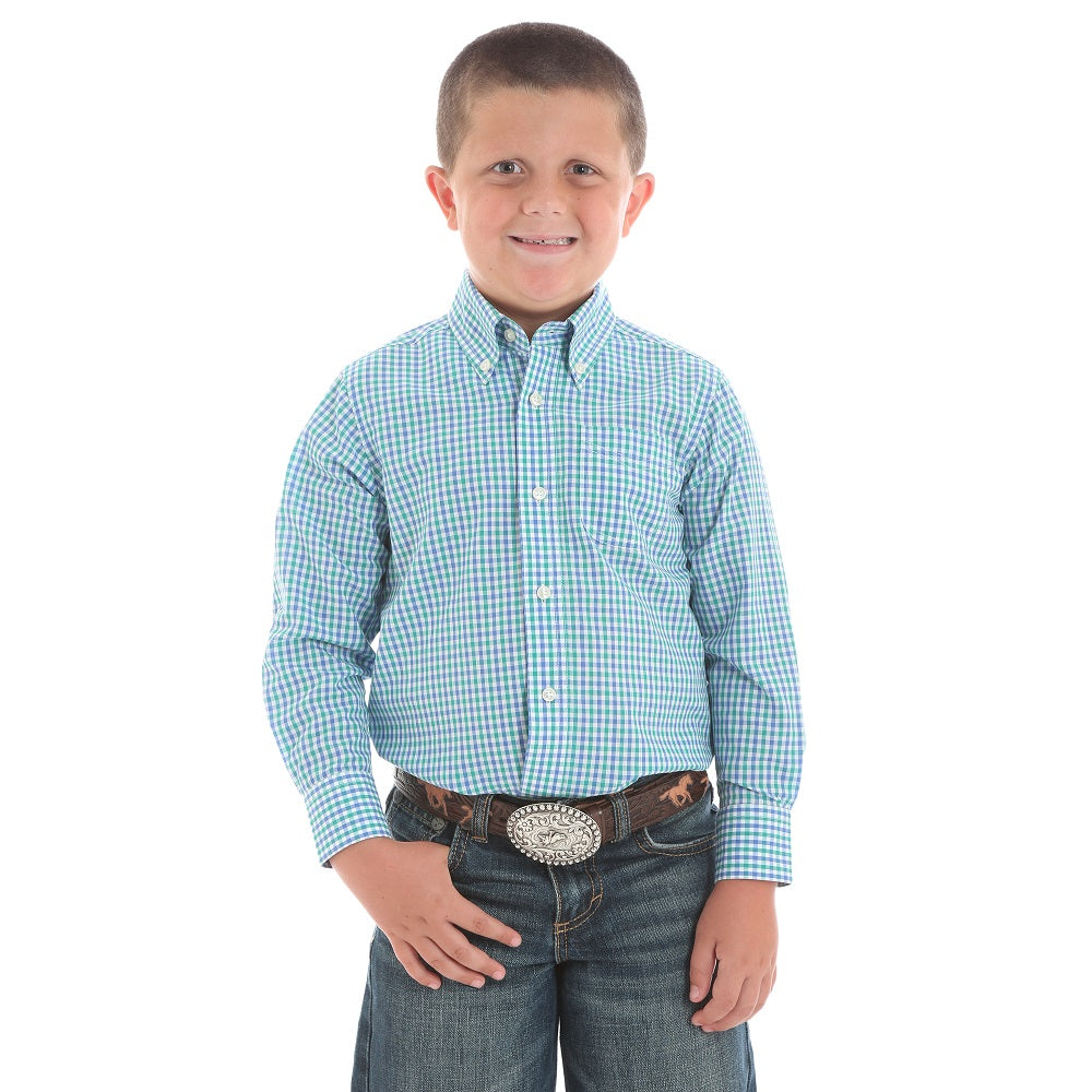 Wrangler Riata Long Sleeve Boys Shirt - BR2089A – BJ's Western Store